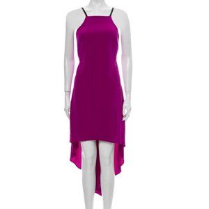 Nha Khanh NWOT block color high low slip dress